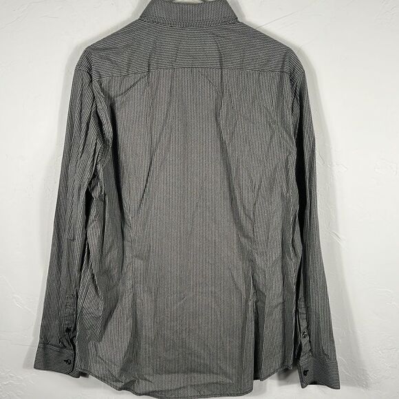 ๐ฅ๐ฅโ2 shirts - EXPRESS Slim 1MX Long Sleeve Button Down Dress Shirts Sz Lg - NW - Picture 7 of 11